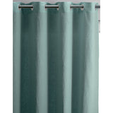 Rideau stonewashed Zeff Vert de gris 140 x 280