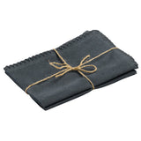 Lot de 2 serviettes de table recyclées Delia Ombre 41 x 41