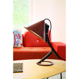 Lampe à poser SILENCE cuir revalorisé