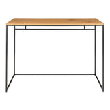 Bureau Vita - aspect chêne, noir, 100x45x75cm