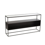 Console J-Line avec objets décoratifs