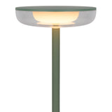«Pasi» de tablette sans fil pour l'extérieur et à l'intérieur, en métal et en plastique dans la menthe, dimmable, avec une fonction tactile et mémoire, environ. 26 cm de haut
