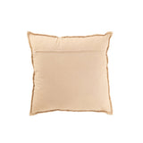 Coussin J-Line Rayures Beige - Détail des rayures et dimensions