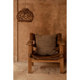 La Housse de Coussin en Grain de Lin - Noir Naturel