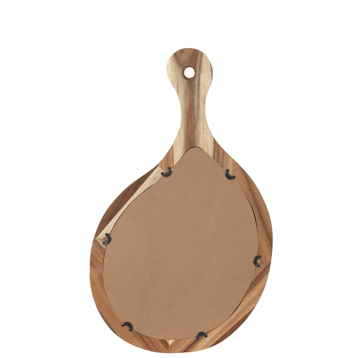 Miroir J-Line Palette en bois naturel avec cadre élégant