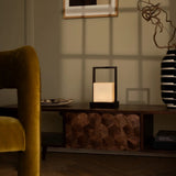 Lampe de table rechargeable Noah marron foncé