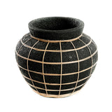 Vase Le Ventre - Noir Naturel - L