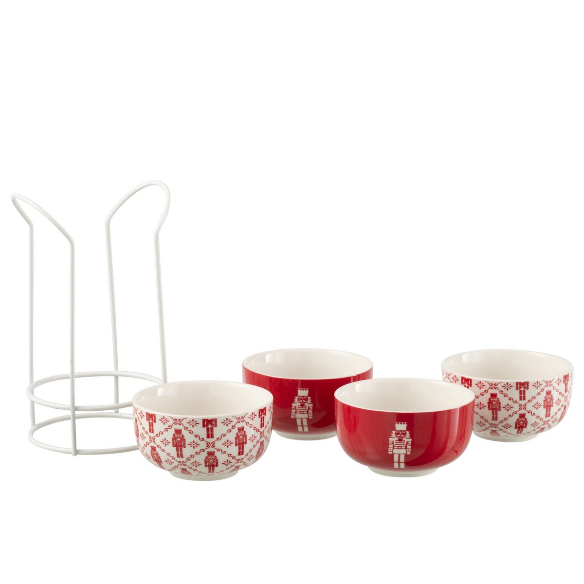 Bol Casse-Noisette J-Line en céramique rouge - vue 1