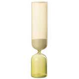 Sablier J-Line en verre vert, design moderne et élégant