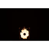 Photophore J-Line Fleur en situation dans un salon élégant