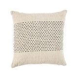 Housse de coussin Misty en noir naturel, vue avant