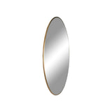 Cadre du miroir Jersey avec aspect laiton brillant