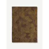 Eco Rug - Black Gold - Tapis marron, noir et or