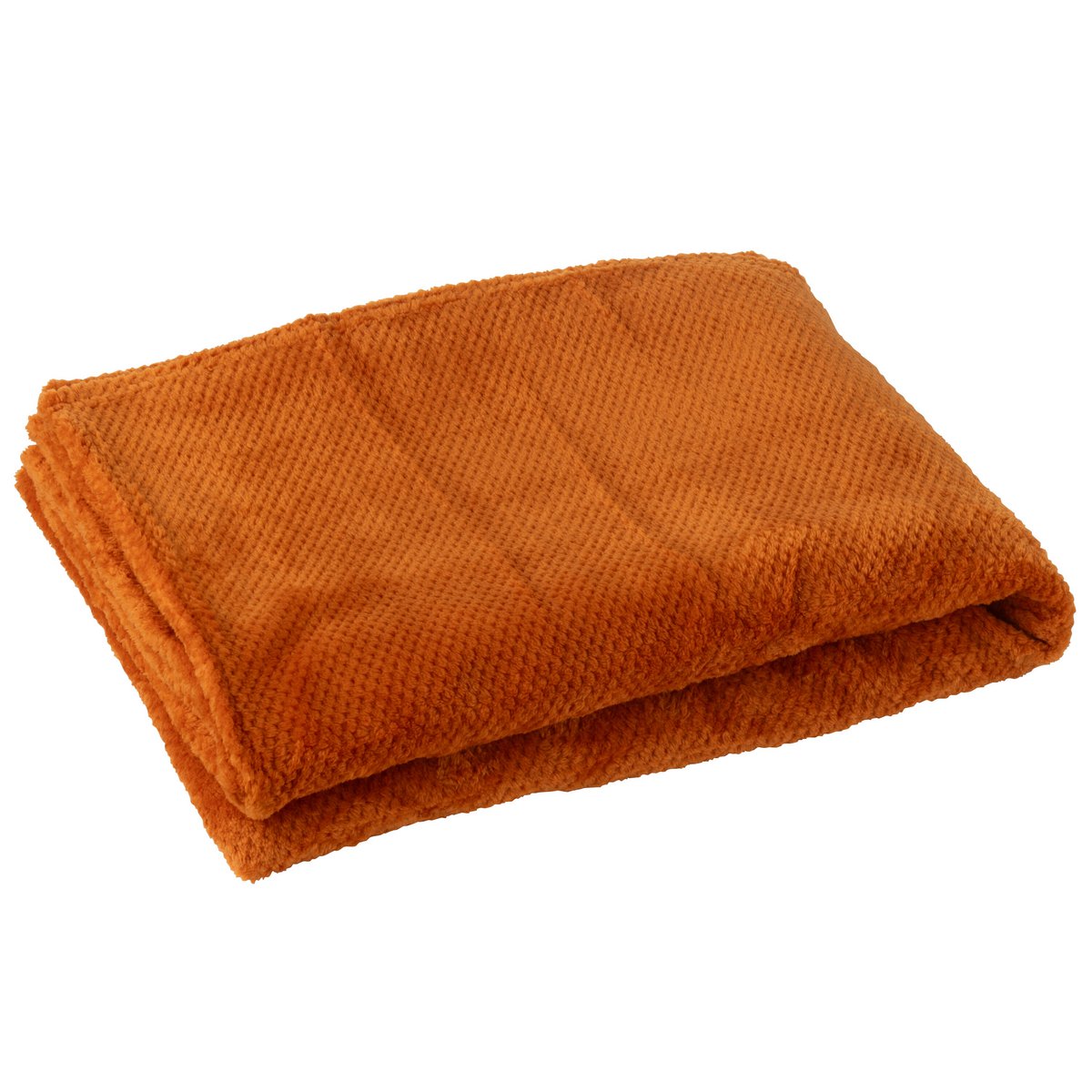 Couverture J-Line Snuggle - polyester - orange