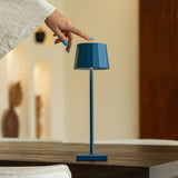 Lampe de table rechargeable bleue Wouter Delftware