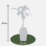 Plante artificielle Rubus Mix résine 45 cm Ø13 cm