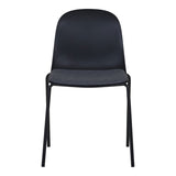 Chaise de salle à manger Madalena - Noir, 53x50x85cm - Lot de 2