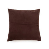 La Housse de Coussin en Cuir à Quatre Panneaux - Choco - 40x40