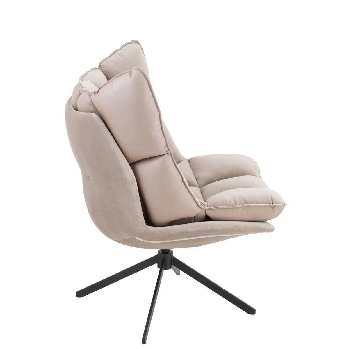 Fauteuil J-Line avec coussin confortable, vue latérale