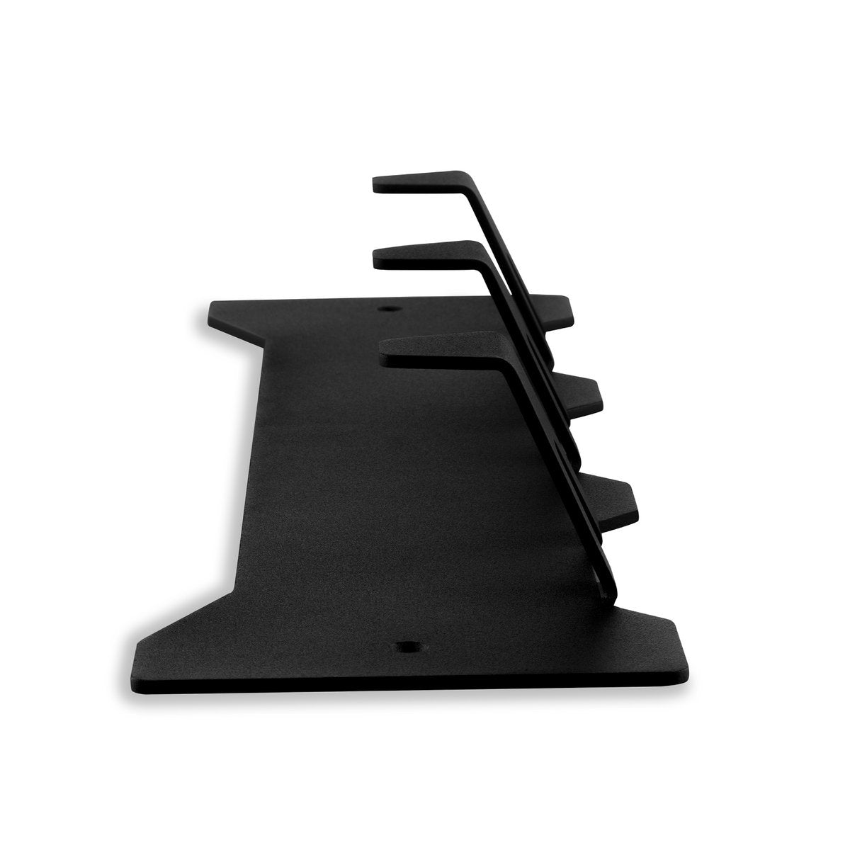 Porte-manteau mural Triangle Three Gorillz en métal noir, design moderne