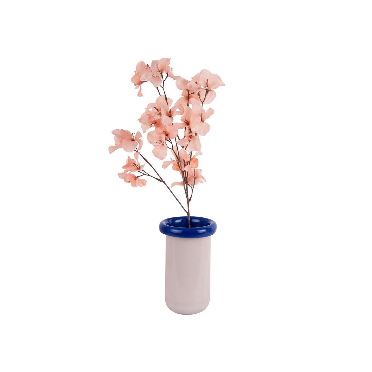 Vase Plegado XS montrant sa couleur rose éclatante et son design moderne