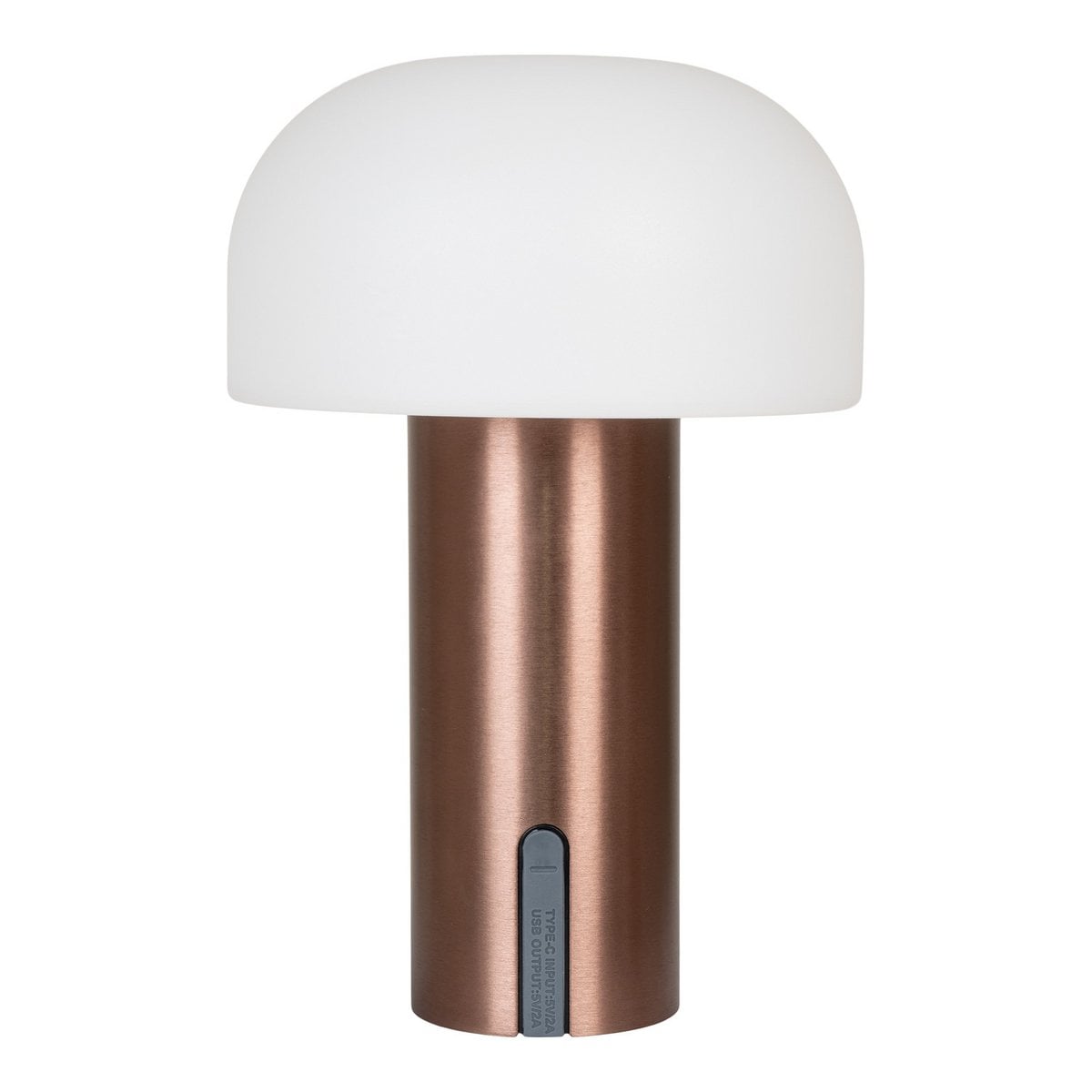 Lampe LED Soham allumée, ambiance chaleureuse