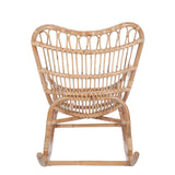 Rocking chair J-Line en rotin naturel