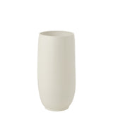 Vase Ying en céramique blanc, design moderne et élégant, 71 cm de haut