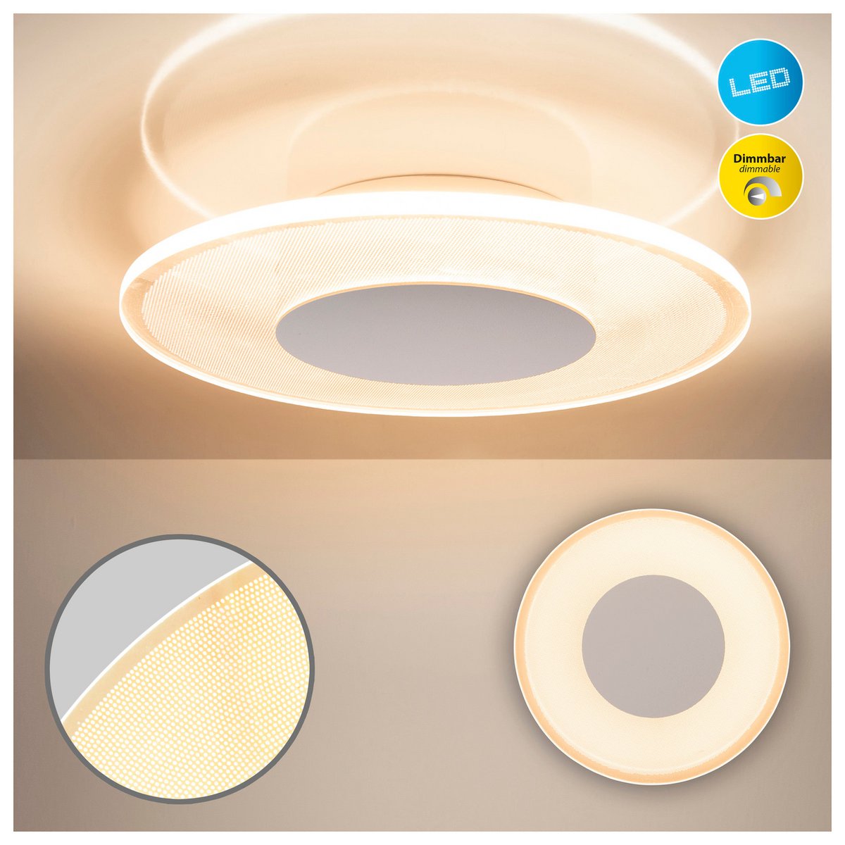Plafonnier LED "Modesto" d: 29cm