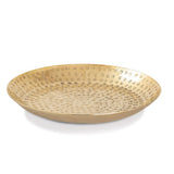 Plateau décoratif plateau de décoration de métal 20 parties Ø 28 cm rond rond ou plateau décoratif plateau de service ke