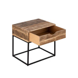 Cabinet de nuit Boîte de nuit en bois 45x45x35cm