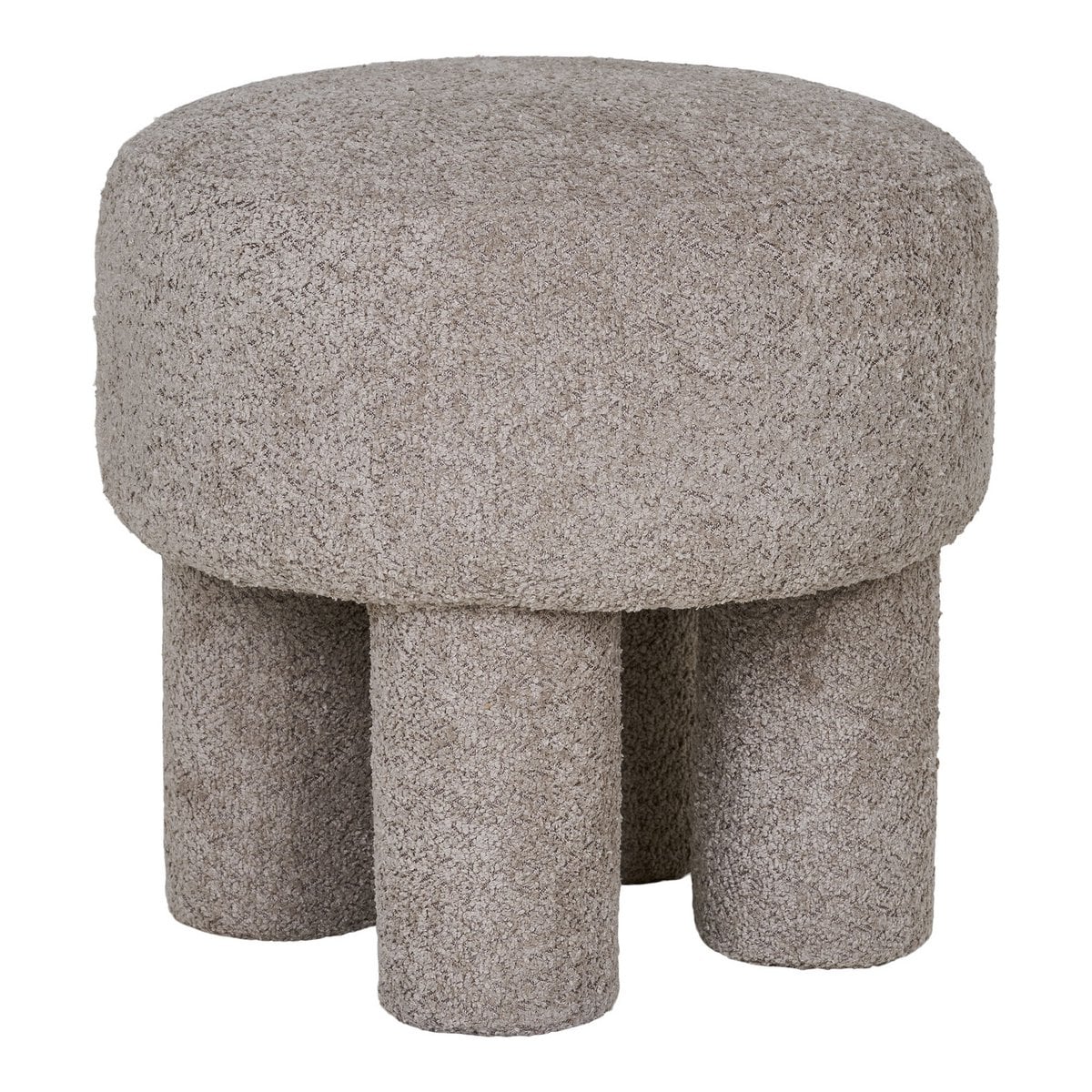 Pouf Perth gris clair de House Nordic en vue d'ensemble