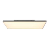 Panneau LED lampe de plafond "Carente" Longueur 59,5 cm, sans cadre, de nombreuses fonctions, en métal et en plastique, blancs, LED intégrés