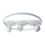 3 taches de plafond LED "Ronda" Ø 50 cm, en métal et en plastique, blanc, gu10, taches à l'intérieur
