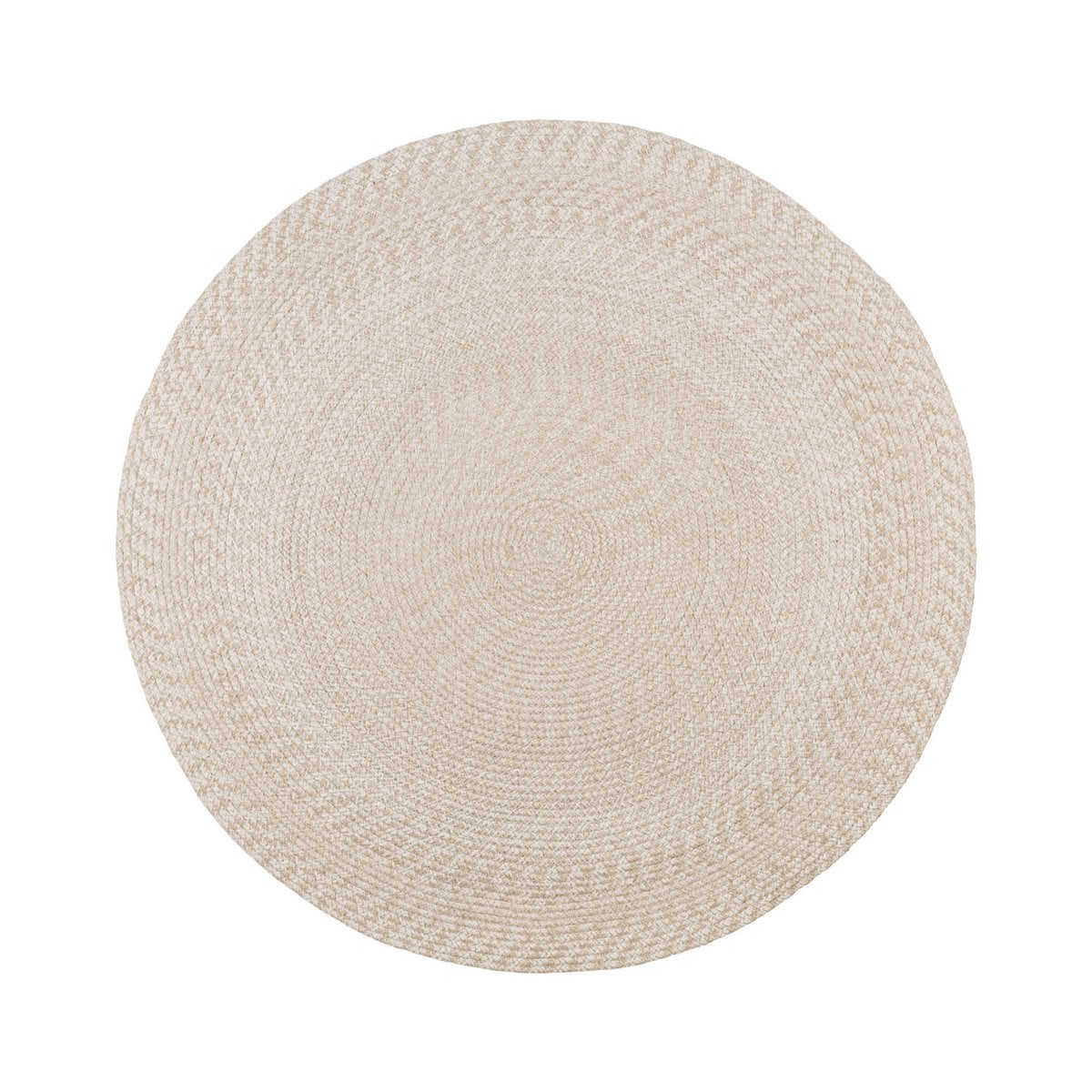 Tapis Menorca en PET recyclé, vue de dessus, couleur sable