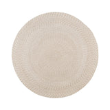 Tapis Menorca en PET recyclé, vue de dessus, couleur sable