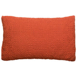 Coussin Tana Rooibos 40x65 en coton stonewashed rouge