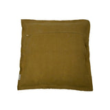 Coussin Porto moutarde 50x50