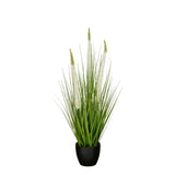 Plante Artificielle Gazon Ornemental Blanc