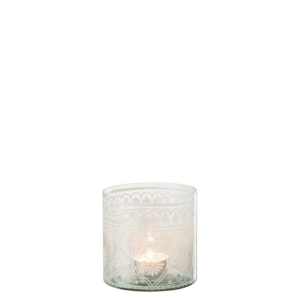 Lanterne J-Line Pattern avec détails de texture en verre