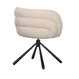 Dimensions de la chaise rotative Pebble Beige, largeur 70 cm, hauteur 79 cm