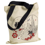 Sac Chats Coeur Beige 40 x 35