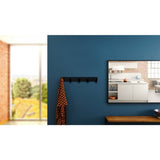 Gorillz Raw XL Five - Industriel - Portemanteau Mural - Penderie - 10 Crochets - Noir