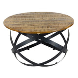 Table basse de table d'appoint autour du salon