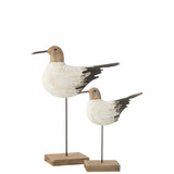 Figure Meeuw J-Line en bois multicolore - vue avant