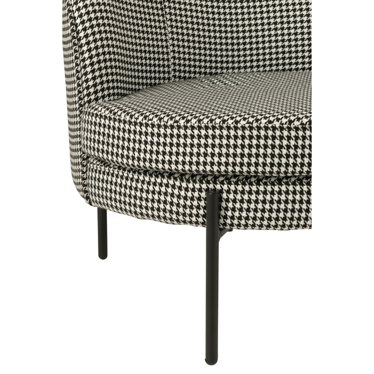 Chaise J-Line Pied-De-Poule sur fond neutre