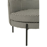 Chaise J-Line Pied-De-Poule sur fond neutre