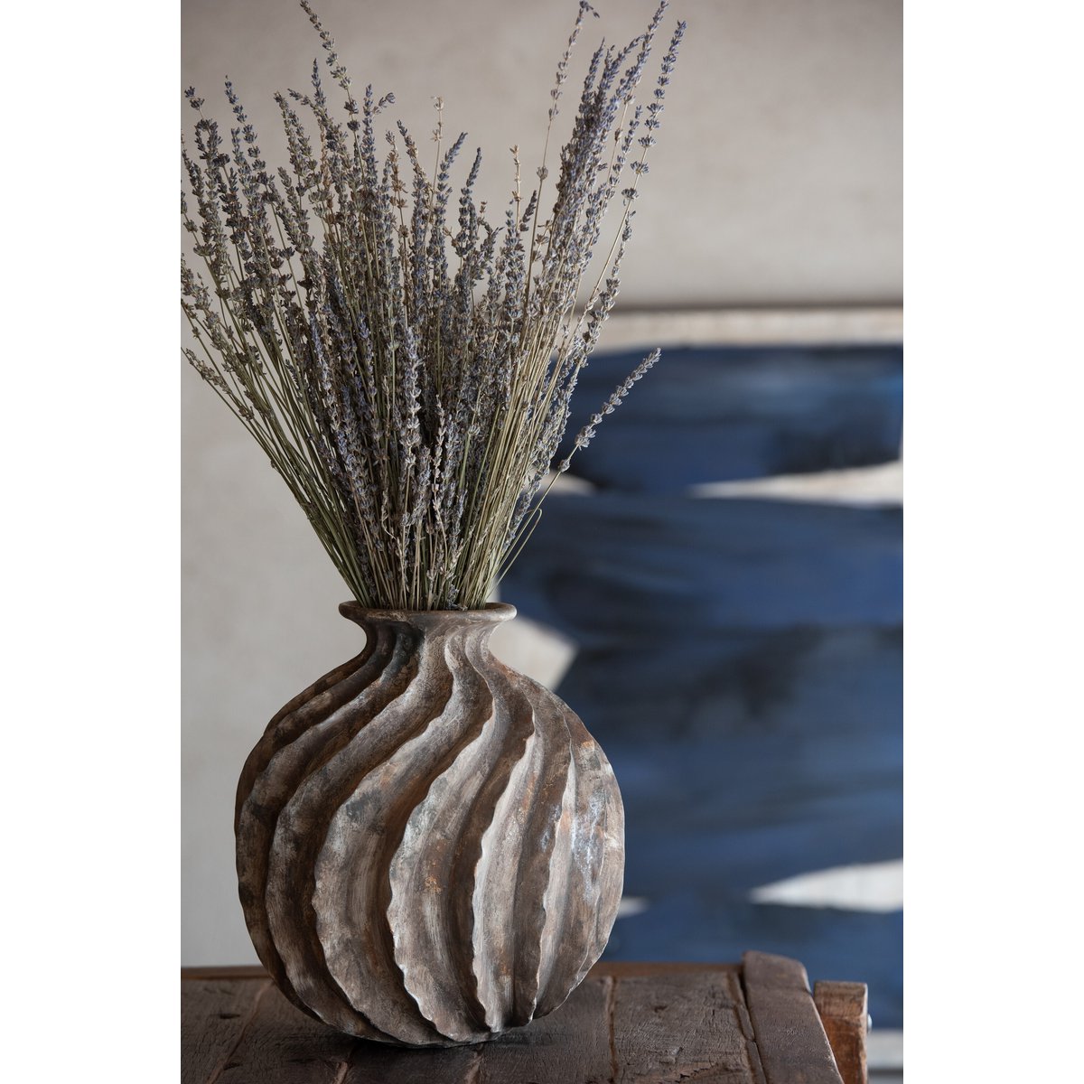 Détail du vase Antiques de ballon J-Line, finition multicolore