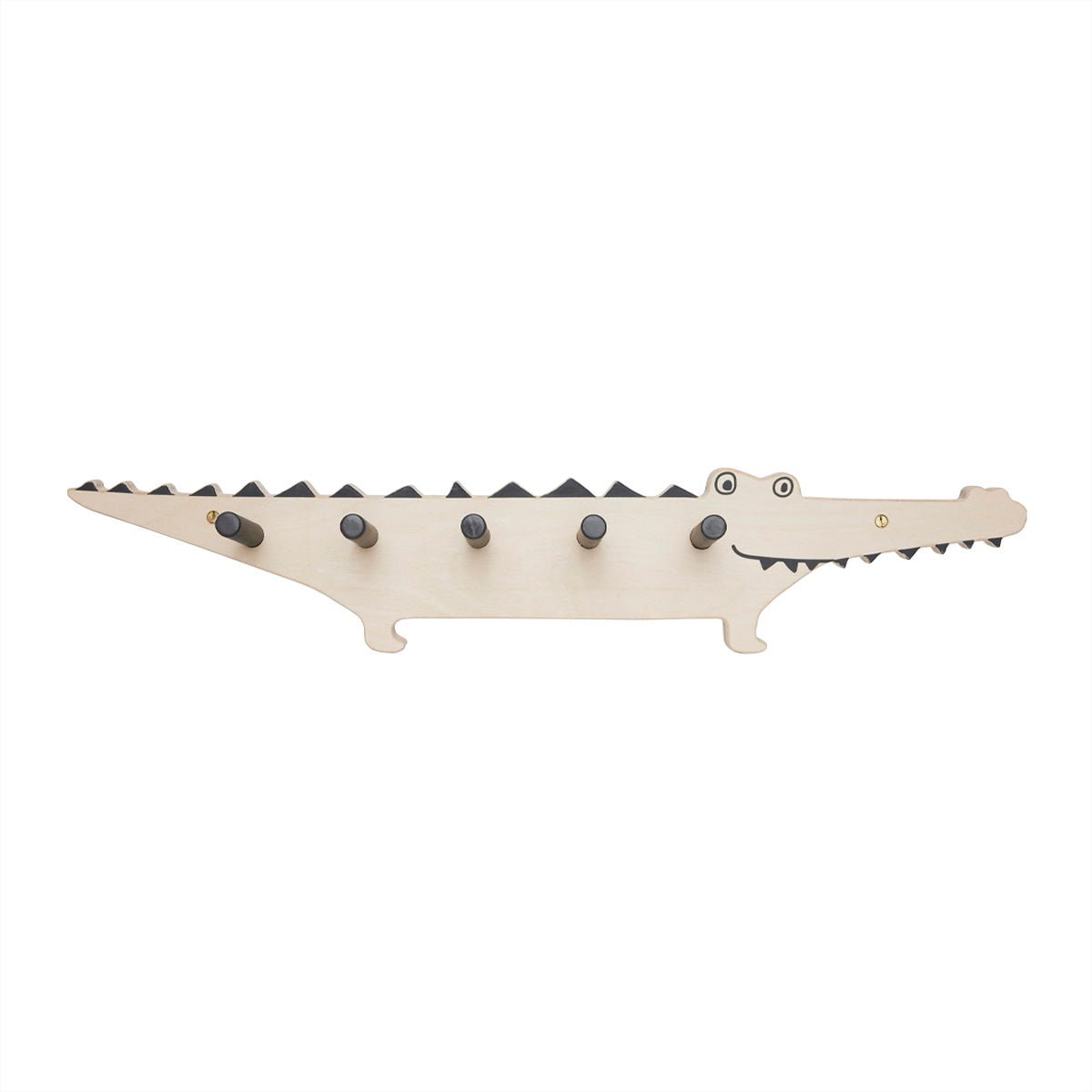 Portemanteau Crocodile OYOY, design ludique en forme d'animal