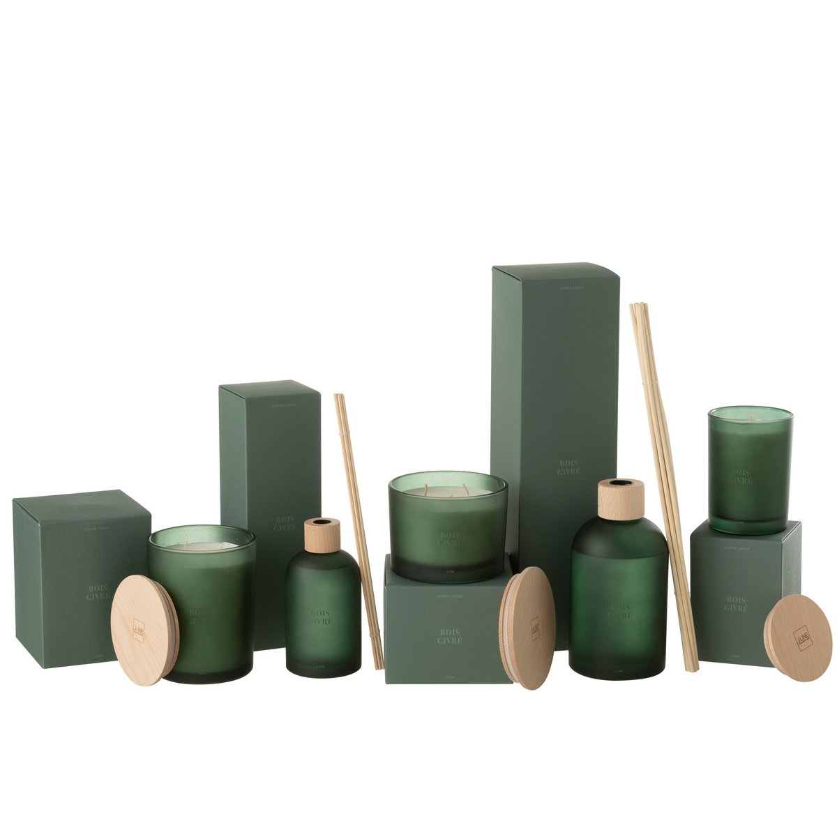 Diffuseur J-Line Bois Givré - détail sur les tiges